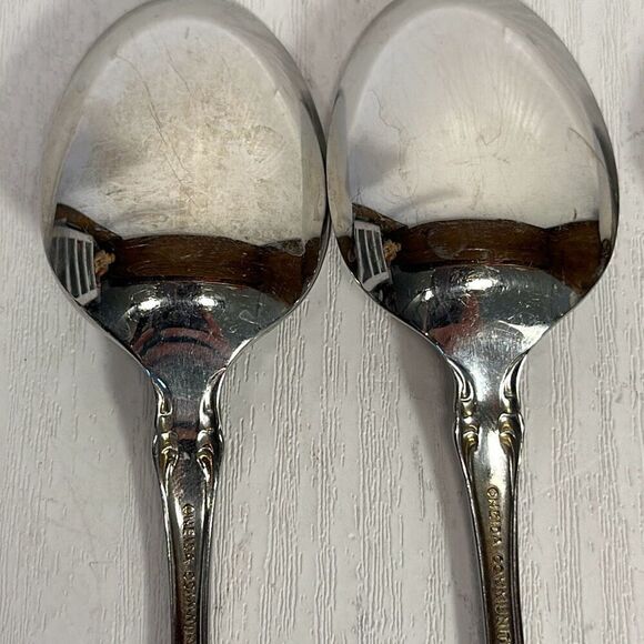 Oneida Brahms Community 7” Teaspoon Stainless Steel Flatware set of 4 - Picture 5 of 8